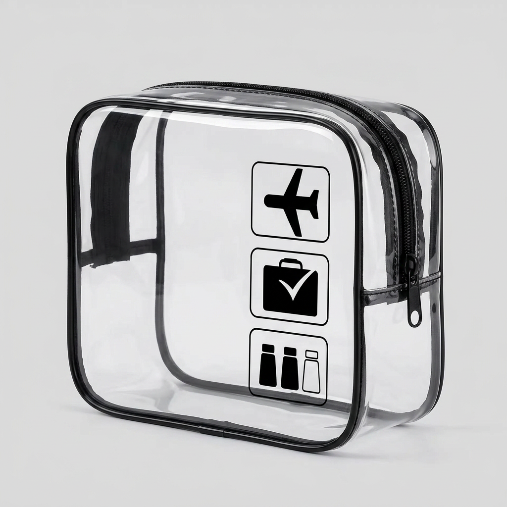 Clear Toiletry Travel Bag for Fast TSA Carry-On Packing