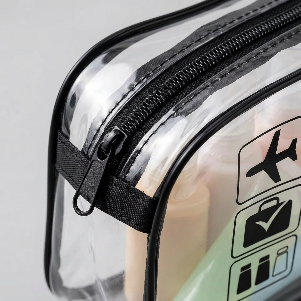 Clear Toiletry Travel Bag for Fast TSA Carry-On Packing
