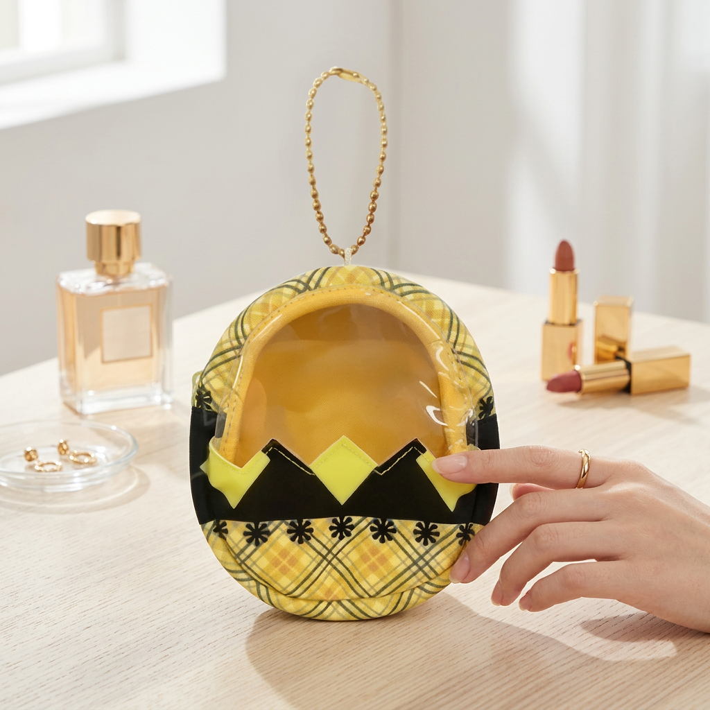 Easter Egg Doll Bag – Cute Plush Coin Purse & Zippered PVC