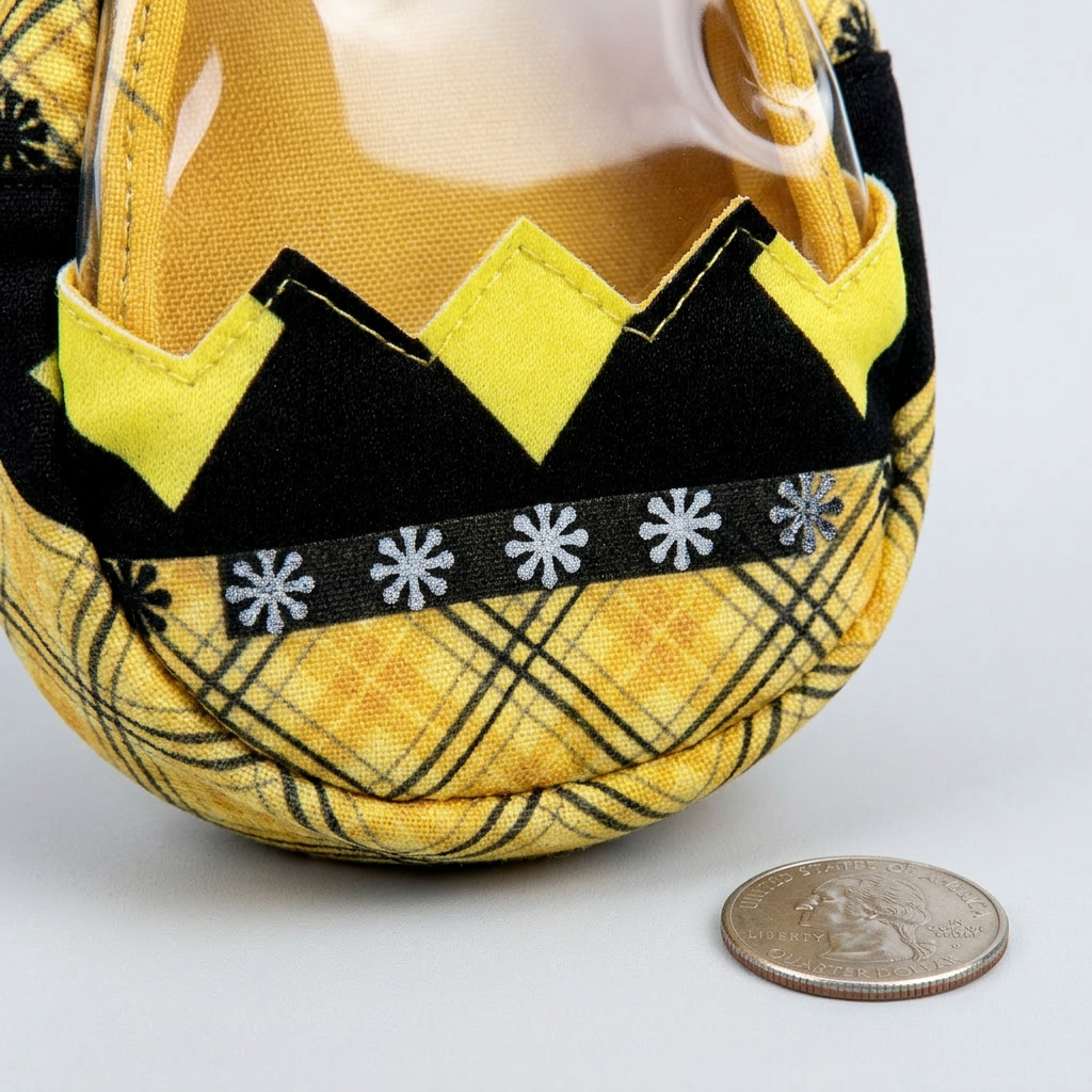Easter Egg Doll Bag – Cute Plush Coin Purse & Zippered PVC