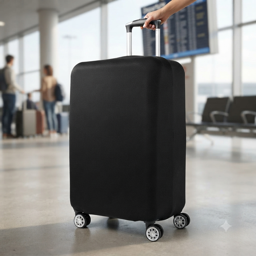 Luggage Cover Set for Travel Protection & Stretch Fabric Design