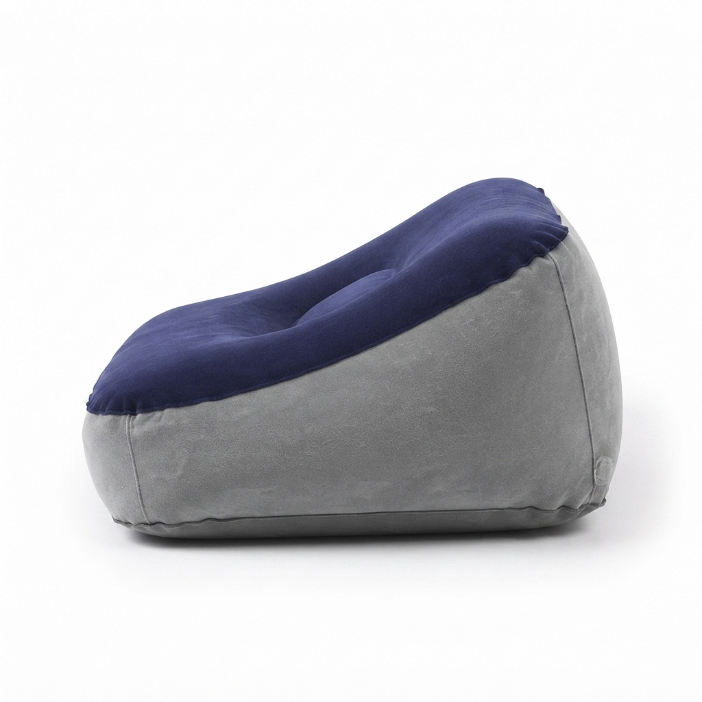 Inflatable Travel Footrests Pillow for Portable Comfort & Durable PVC Design