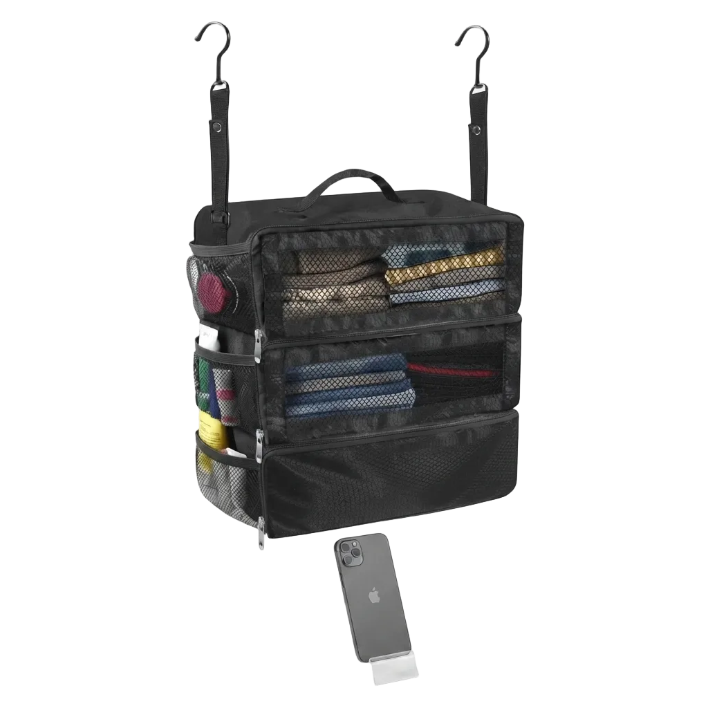 Hanging Packing Organizer for Easy Travel & Collapsible Storage Design