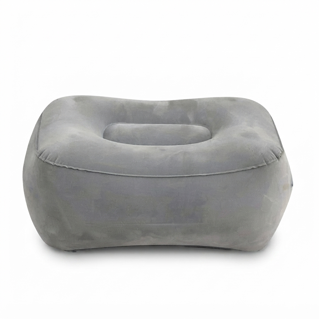Inflatable Travel Footrests Pillow for Portable Comfort & Durable PVC Design