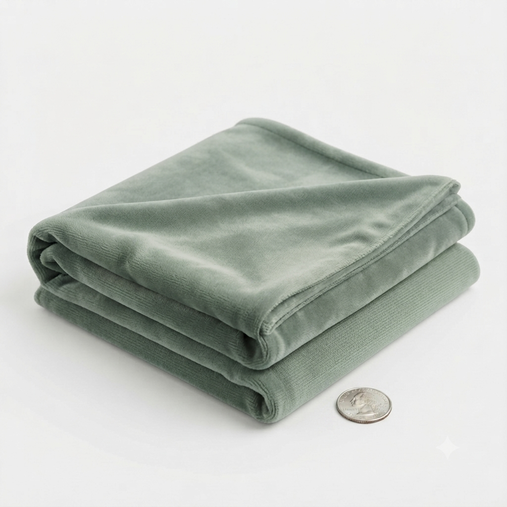 Travel Blanket for Cozy Comfort & Soft Plush Velvet Fabric