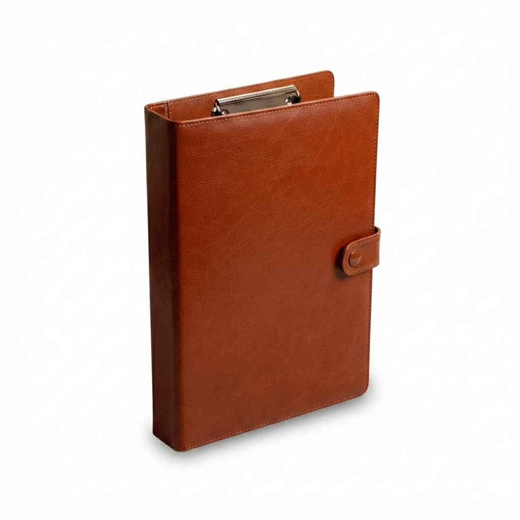 A4 Portfolio Organizer for Professional Travel & Textured PU Leather