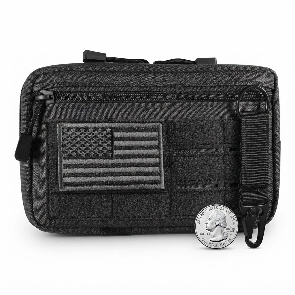 Modular Utility Pouch for Organized Travel & Durable Nylon Fabric