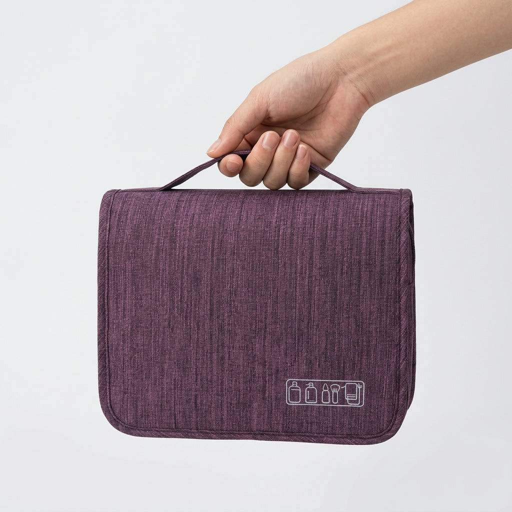 Hanging Toiletry Bag – Organized Travel Storage Oxford Fabric