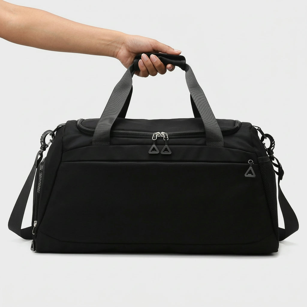Large Capacity Gym Bag Organized Travel Tote Water-Resistant
