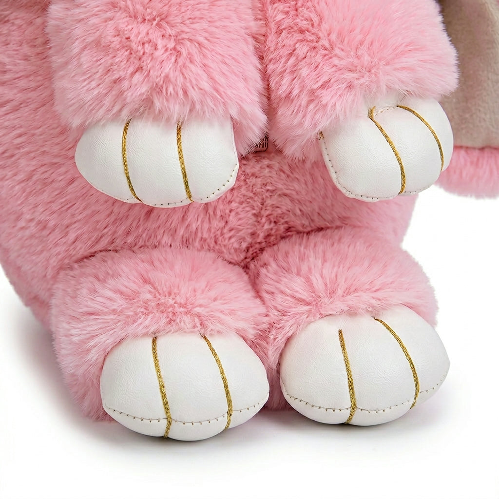 Plush Rabbit Crossbody Bag – Soft Faux Fur Comfort & Zipper Closure