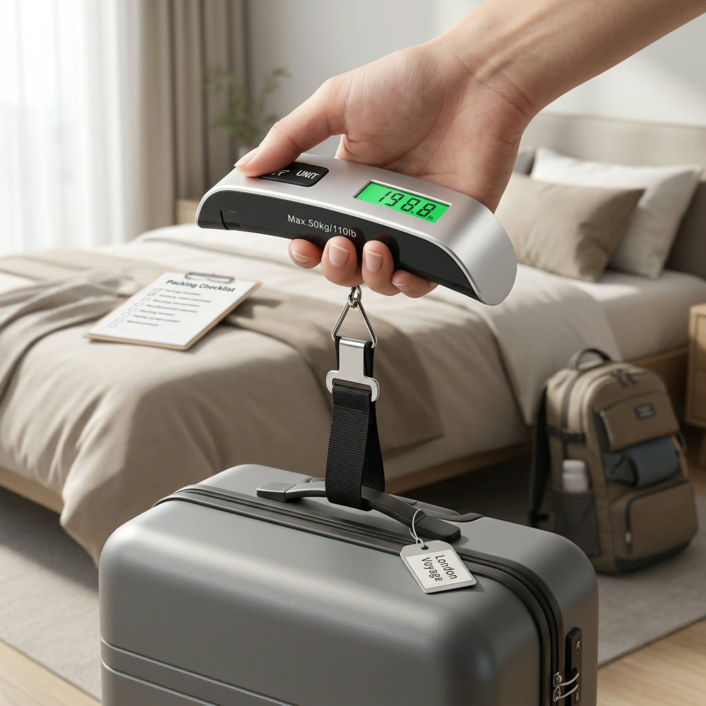 Portable Luggage Scale for Accurate Weighing with LCD Display