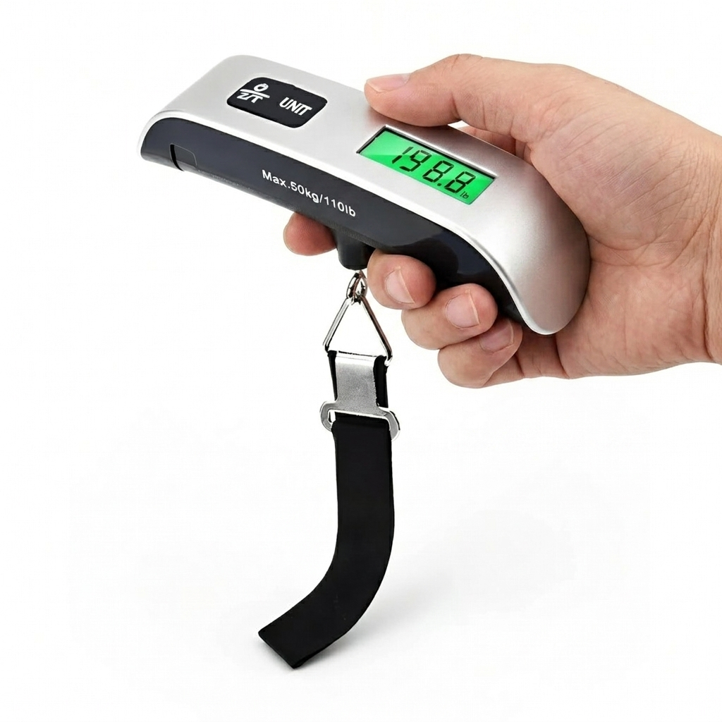 Portable Luggage Scale for Accurate Weighing with LCD Display