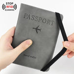 Load image into Gallery viewer, PU Travel Wallet - RFID Passport &amp; ID Holder - BonVoyage
