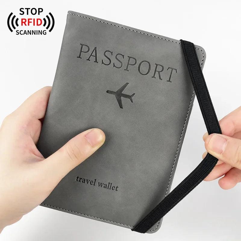 PU Travel Wallet - RFID Passport & ID Holder - BonVoyage