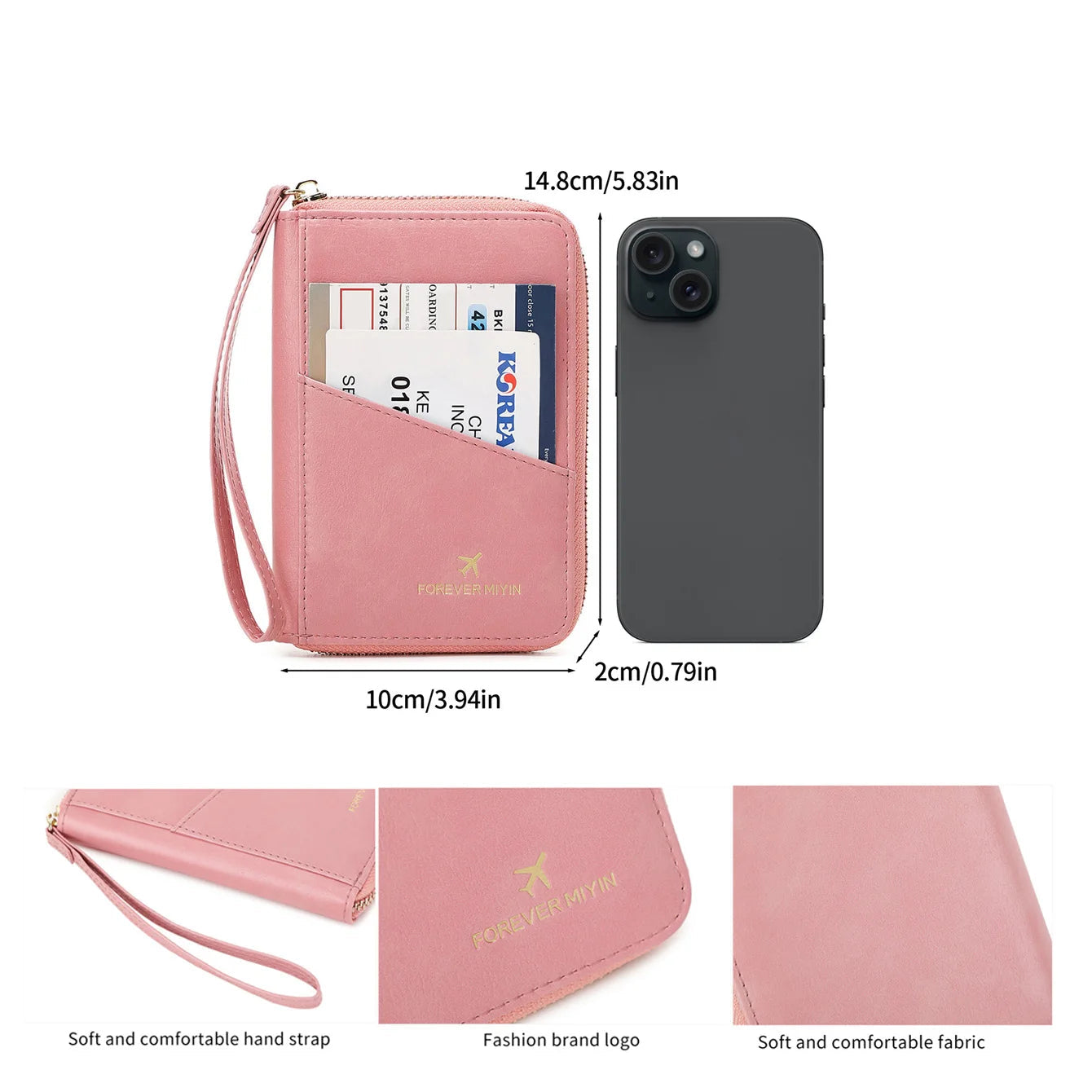 Retro RFID Passport Bag & Cover for Men & Women – Travel