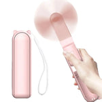 Load image into Gallery viewer, Mini USB Fan 2000mAh 3-Speed Foldable Pocket Power Bank
