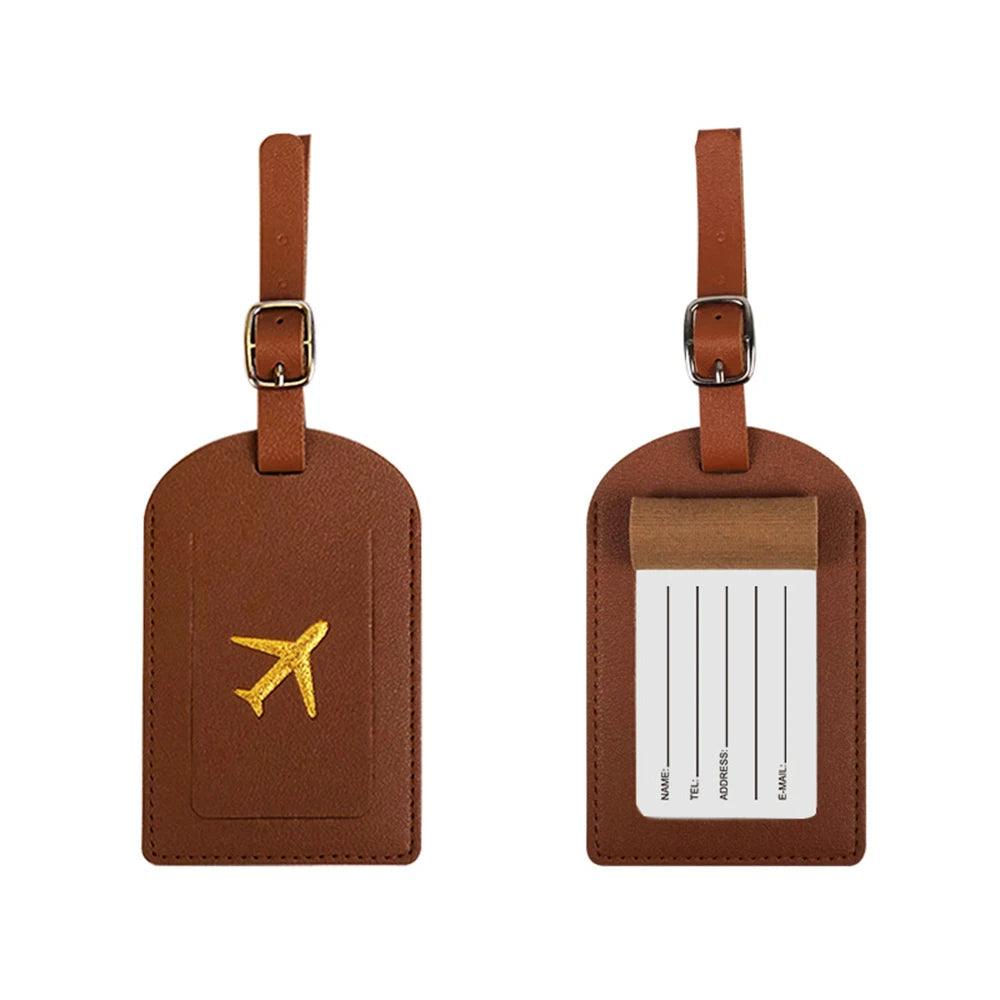 Personalized Name Luggage Tag - Custom ID & Address Holder - BonVoyage