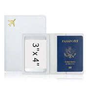 PU Leather Travel Passport Holder Case, Thickened & Protective