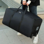Load image into Gallery viewer, Foldable Wheeled Luggage Bag – Large Capacity Trolley

