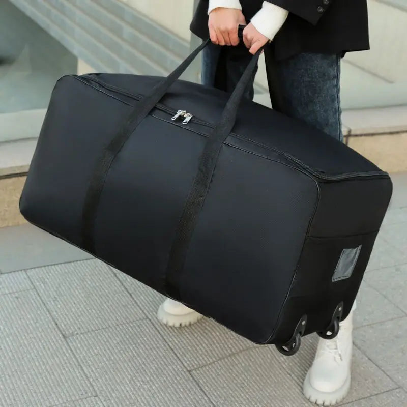 Foldable Wheeled Luggage Bag – Large Capacity Trolley