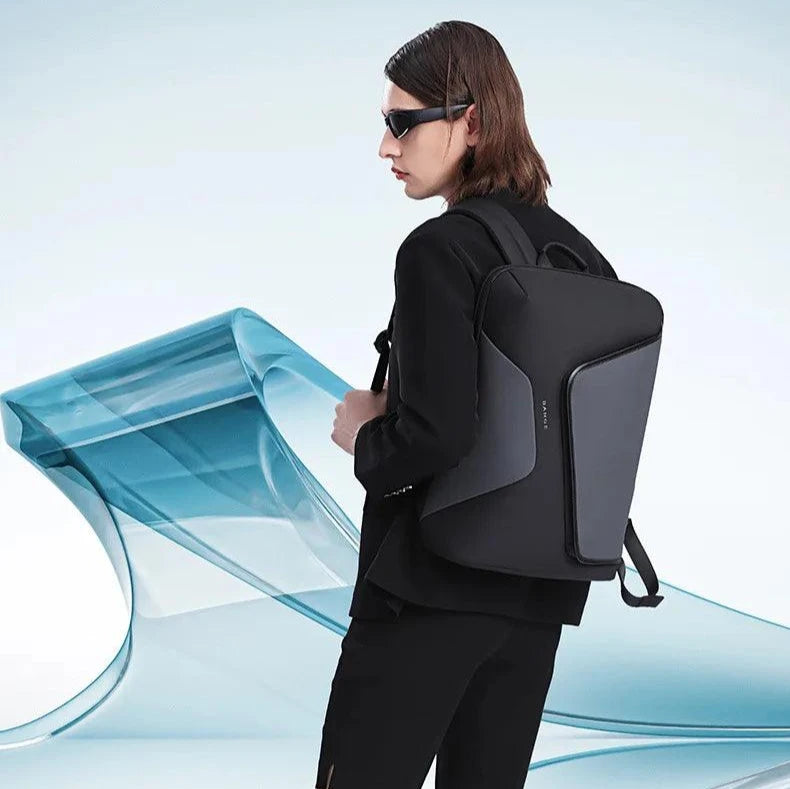 Business Backpack with USB Port & Water-Resistant Design - BonVoyage