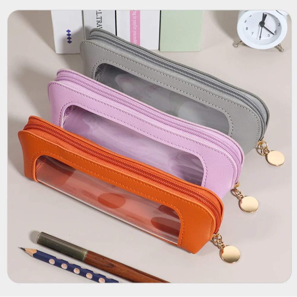 Portable PU Cosmetic Bag – Travel Toiletry & Brush Case
