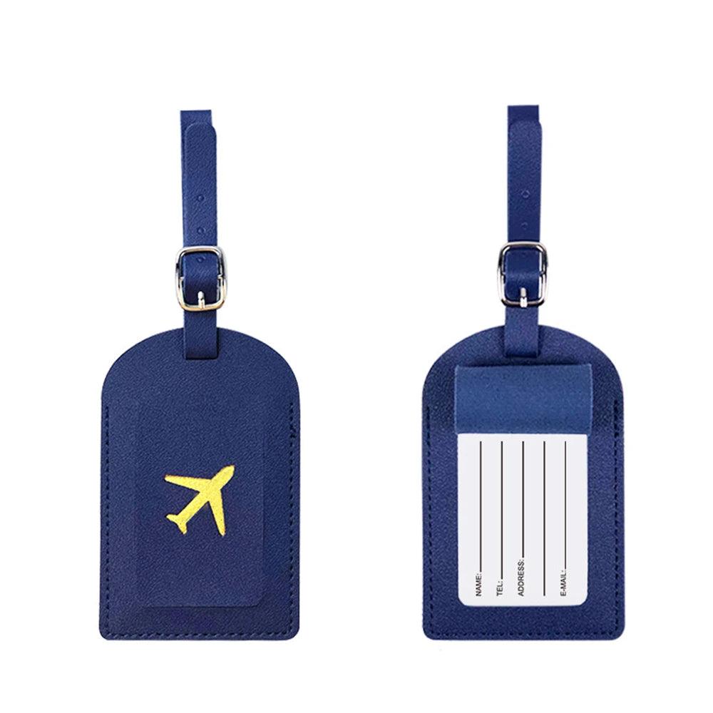 Personalized Name Luggage Tag - Custom ID & Address Holder - BonVoyage