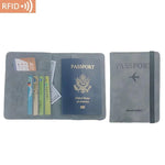 Load image into Gallery viewer, PU Travel Wallet - RFID Passport &amp; ID Holder - BonVoyage
