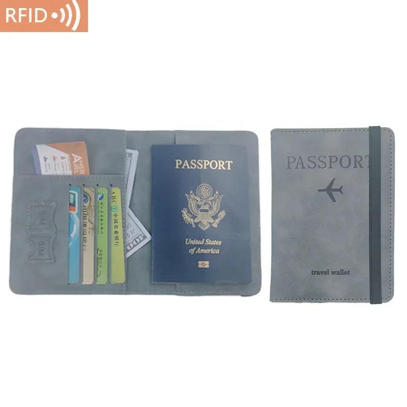 PU Travel Wallet - RFID Passport & ID Holder - BonVoyage