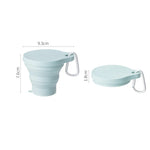 Load image into Gallery viewer, 150ML Portable Silicone Folding Cup w/ Lid for Travel
