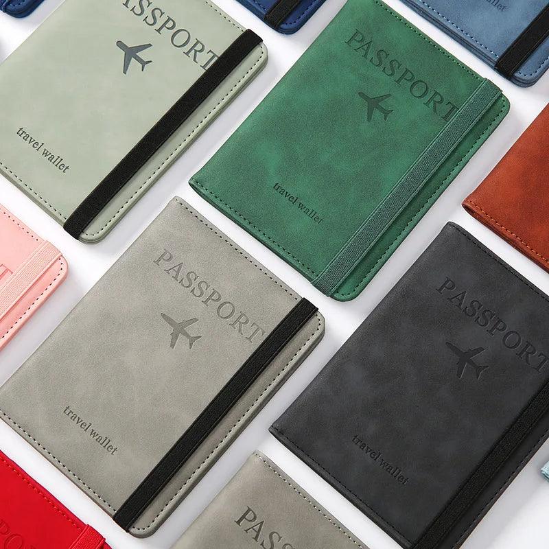 PU Travel Wallet - RFID Passport & ID Holder - BonVoyage