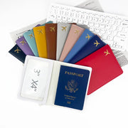 PU Leather Travel Passport Holder Case, Thickened & Protective