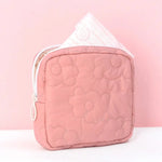 Load image into Gallery viewer, Embroidered Sanitary Napkin Pouch for Travel &amp; Storage
