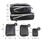 Load image into Gallery viewer, 3pc Travel Packing Cubes Set Waterproof Nylon Organizer
