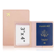 PU Leather Travel Passport Holder Case, Thickened & Protective