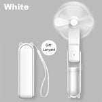 Load image into Gallery viewer, Mini USB Fan 2000mAh 3-Speed Foldable Pocket Power Bank
