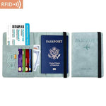 Load image into Gallery viewer, PU Travel Wallet - RFID Passport &amp; ID Holder - BonVoyage
