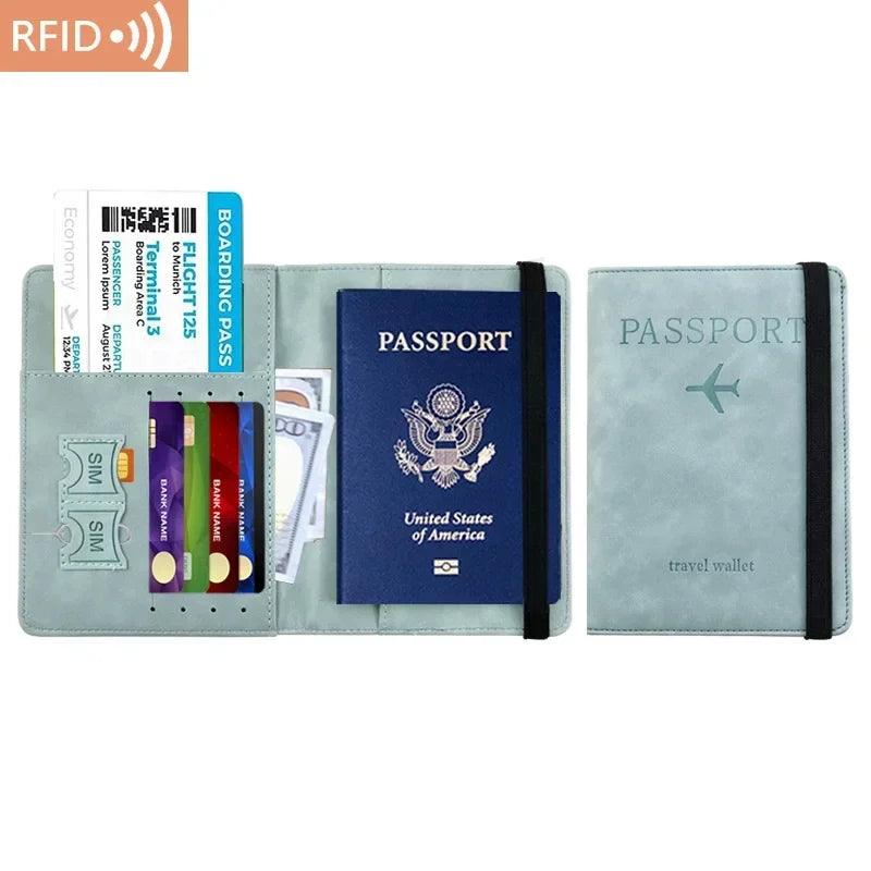 PU Travel Wallet - RFID Passport & ID Holder - BonVoyage