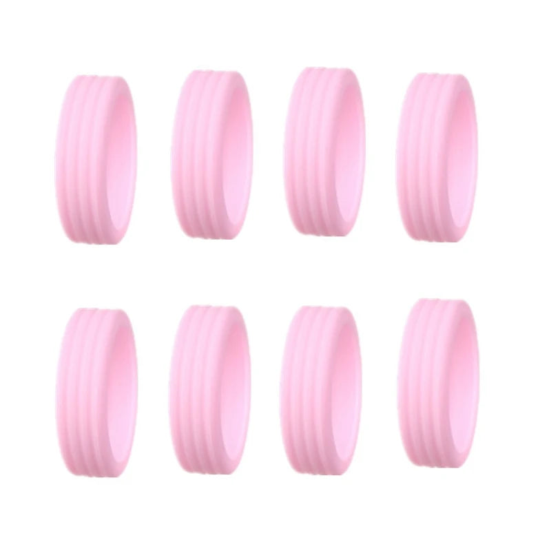 8Pcs Silicone Luggage Wheel Covers Suitcase Protector Set