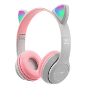 RGB Cat Ear Wireless Headphones – Kids, Girls, Gaming, Music