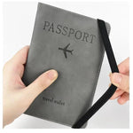 Load image into Gallery viewer, PU Travel Wallet - RFID Passport &amp; ID Holder - BonVoyage
