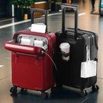 Load image into Gallery viewer, swivel wheel combination lock carry-on luggage, multi-purpose travel luggage - BonVoyage
