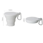 Load image into Gallery viewer, 150ML Portable Silicone Folding Cup w/ Lid for Travel
