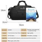 Load image into Gallery viewer, Men&#39;s Large Capacity Travel Duffel Bag with Shoe Compartment - BonVoyage
