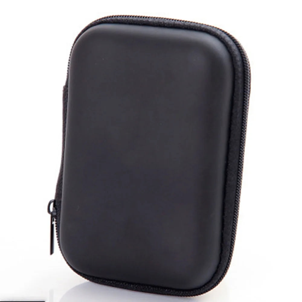 Portable Zipper Case for Earbuds, Cables – Travel Friendly
