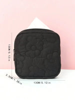 Load image into Gallery viewer, Embroidered Sanitary Napkin Pouch for Travel &amp; Storage
