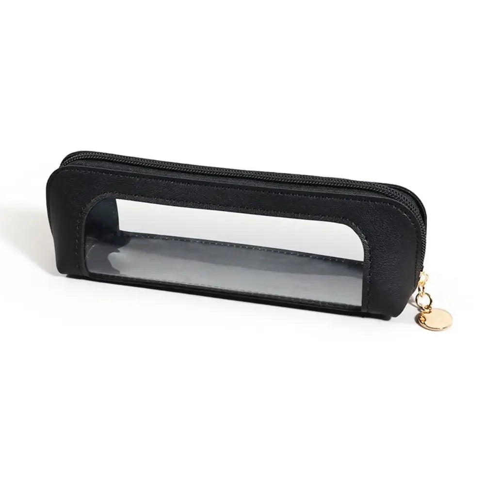 Portable PU Cosmetic Bag – Travel Toiletry & Brush Case