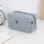 Load image into Gallery viewer, Kawaii Corduroy Makeup Bag Travel Toiletry Pouch Case
