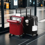 Load image into Gallery viewer, swivel wheel combination lock carry-on luggage, multi-purpose travel luggage - BonVoyage
