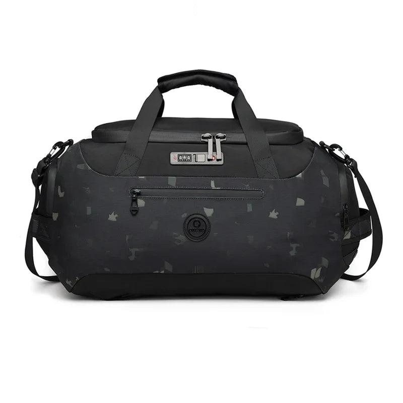 Men's Large Capacity Travel Duffel Bag with Shoe Compartment - BonVoyage